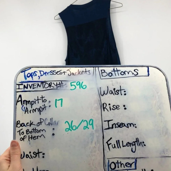 Adidas Navy Blue muscle tank top tie died draped back SP - Picture 12 of 14